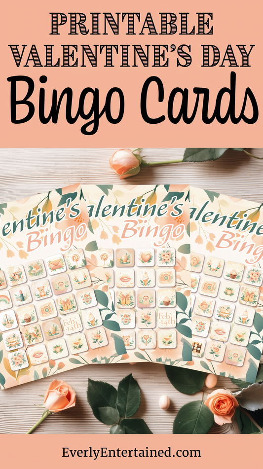 Valentine’s Day Printable Bingo Card Set