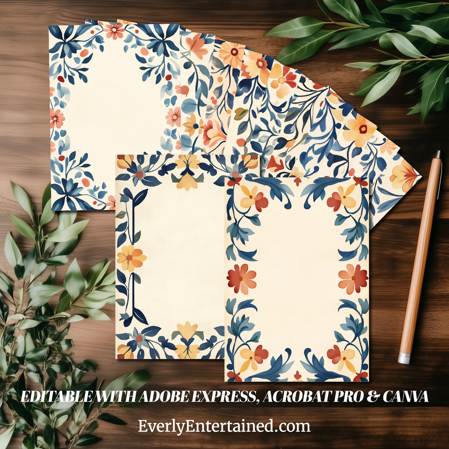 Villa Bloom 12 Tab Dividers